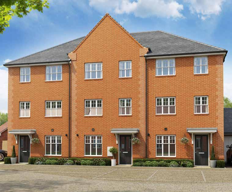 THE MORLAND GARDENS COLLECTION The Belbury 3 Bedroom home A three storey layout, which includes two reception rooms, provides the 4 bedroom Belbury with the flexible lifestyle options required by