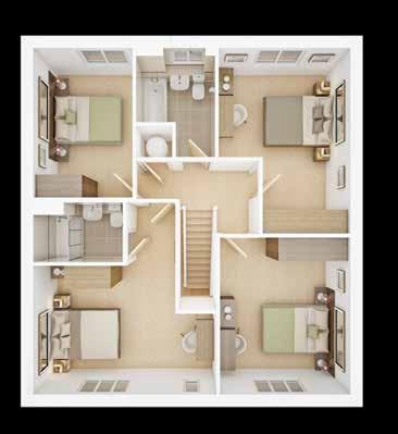 First floor Master bedroom (max.) 4.68m 3.25m 15' 4" 10' 8" Bedroom 2 4.00m 3.32m 13' 2" 10' 11" Bedroom 3 (max.) 4.72m 3.36m 15' 6" 11' 0" Bedroom 4 3.81m 2.