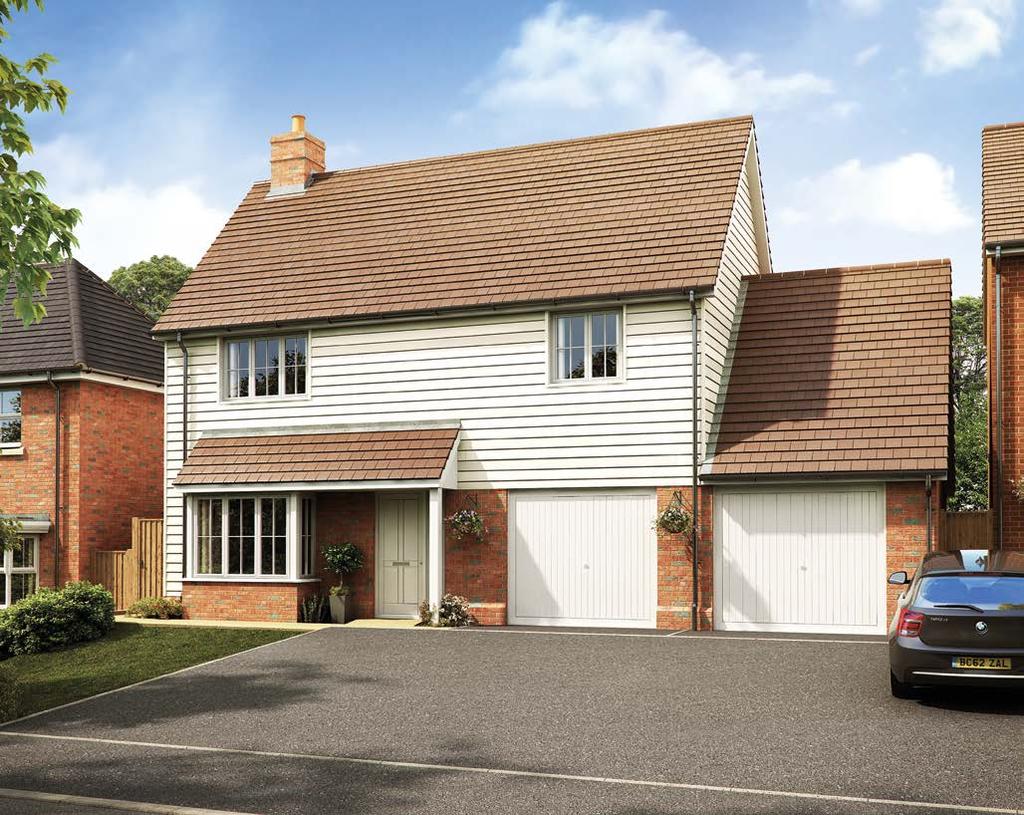 Lyons Gate The Ruckinge 4 Bedroom house Plots 2, 17 & 22 The Ruckinge is a contemporary 4 bedroom home with real character and charm.