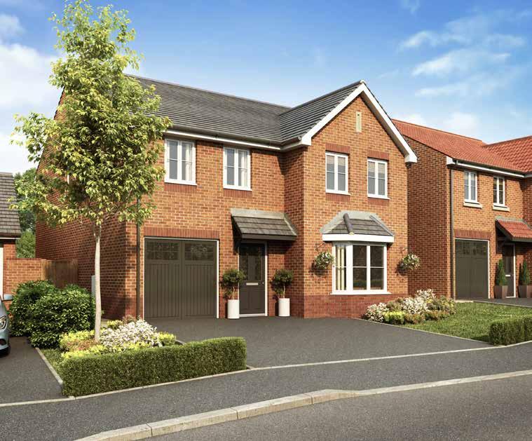 THE MILWA GAENS COLLECTION The Haddenham 4 Bedroom home The 4 bedroom Haddenham is an ideal choice for families looking for a spacious and flexible layout in their new home.