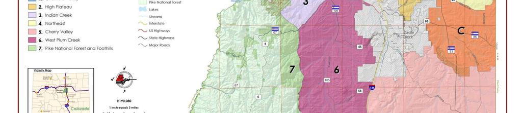 1, 3, 6: Chatfield Valley, Indian Creek and West Plum