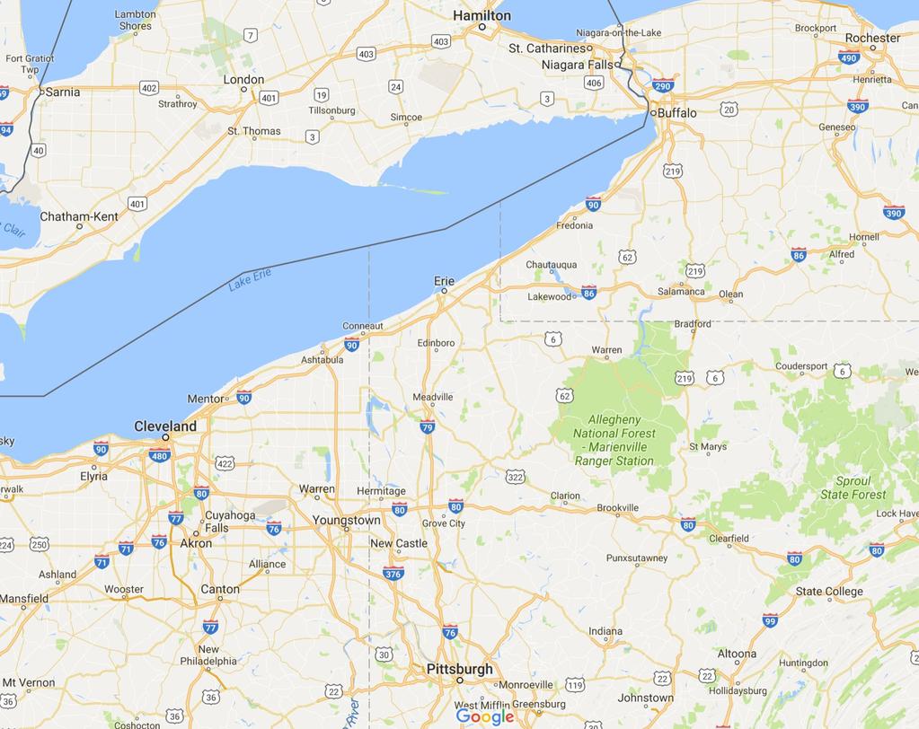 Location Overview Distance To: Youngstown, OH Erie, PA Pittsburgh, PA Cleveland, OH 48 miles 52 miles