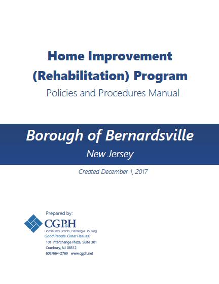 Manuals Rehabilitation Program Administrative