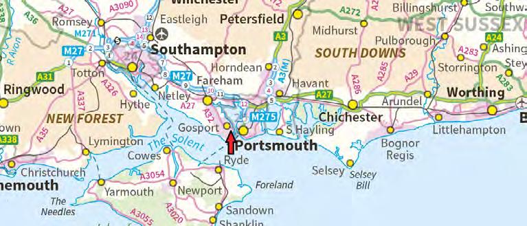 Location Gosport is a popular seaside town in Hampshire; it has a population size in excess of