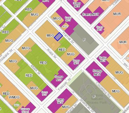 E X E C U T I V E S U M M A R Y ZONING MAP MUG MIXED USE GENERAL DISTRICT* The Mixed Use-General (MUG) District is largely comprised of the low-scale, production, distribution, and repair uses mixed