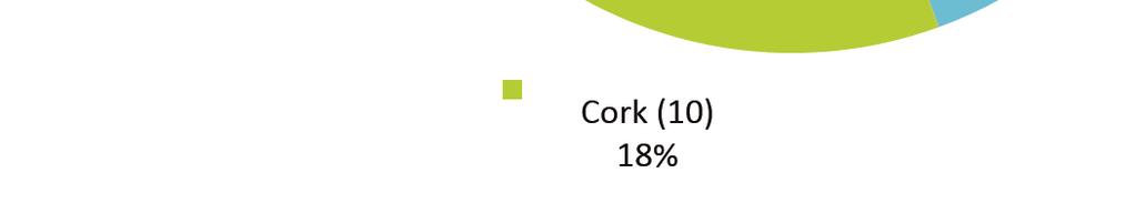 Cork witnessed an uplift in activity during quarter two, accounting for 18% of transactions, while Limerick absorbed a further 17%.