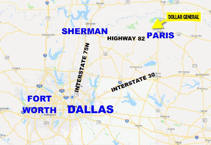 Paris, Texas PROPERTY MAP 17304 13727 Preston Noel Road Road, Suite Suite 800,