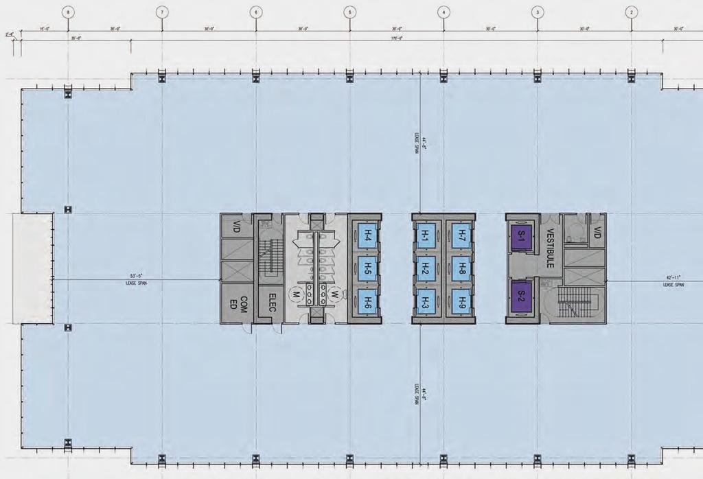 Floor plans Zone 3: Highrise Office Floorplate Approximately 27,000 RSF per typical floor 9'6"