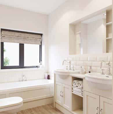 Unwind in the sumptuous master suite which features an en suite shower room by Utopia Bathrooms, complete with a luxurious