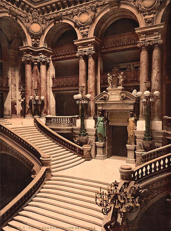 The Paris Opera House 1874 Paris, France Monumental and much ornament