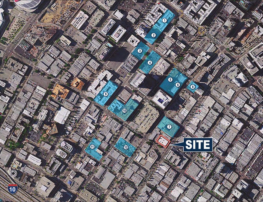 UPCOMING MIXED-USE SOUTH PARK PROJECTS 1227 S. MAIN STREET, LOS ANGELES 6 1. 1001 Olive Apartments: Lennar (201 Units) 2. Future Development: Crescent Heights 3.