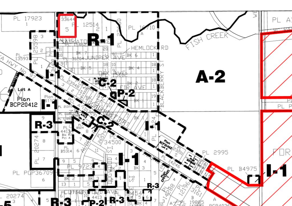 (Map 5) Subject Property N Zoning By-Law 1343,