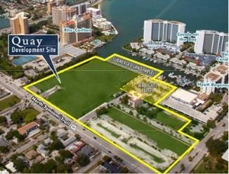 Quay (Bayside) City Development Agreement allows up to 695 residences, 175 hotel rooms, 38,972 sq. ft. Office, and 189, sq. ft. retail.