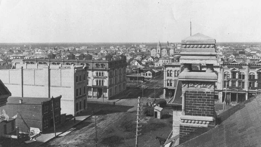 Plate 1 William Avenue, looking west from the roof of City Hall,