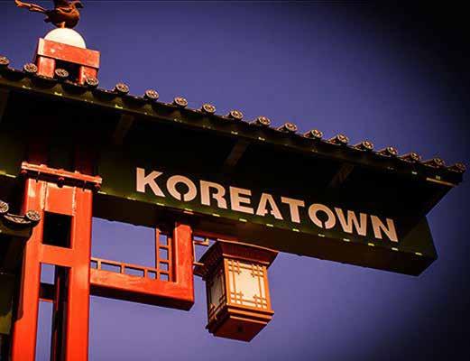 Koreatown Multicultural & Dynamic Koreatown, located west of Downtown L.A.