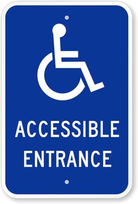 Accessible Entrances All buildings containing covered dwelling units and separate buildings containing public and common use spaces, such as clubhouses, must have at least one accessible building