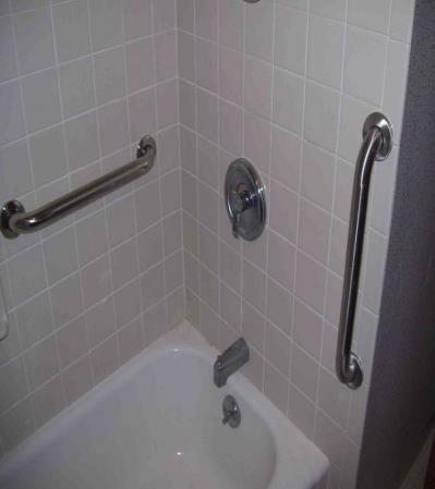 Requirement # 6: Reinforced walls in bathrooms for grab bars Must have reinforcements in the walls for future installation of grab bars in ALL