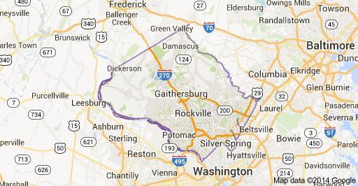 Montgomery County Maryland is located on the western border of the nation s capital.