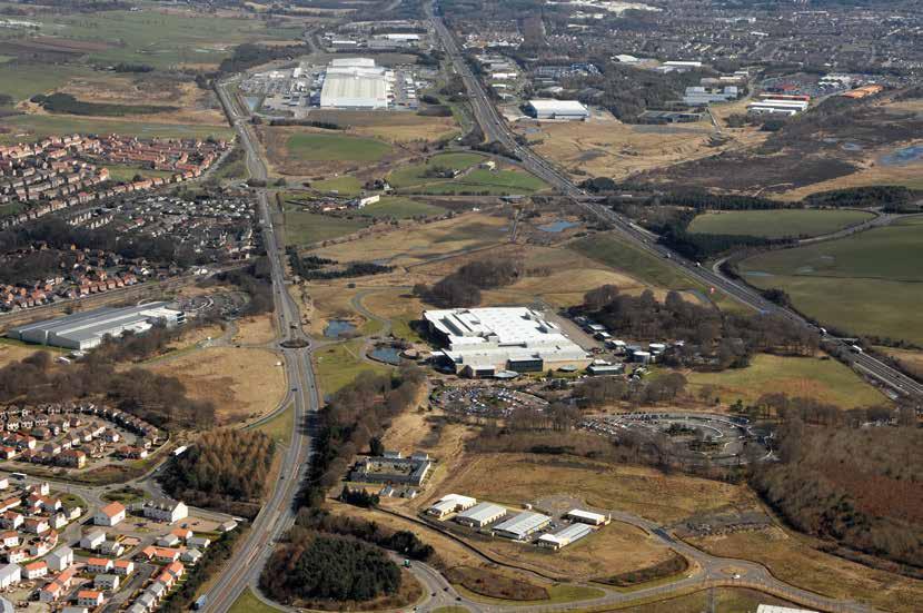 PYRAMIDS BUSINESS PARK INDUSTRIAL Location The premises lie adjacent to the within 1/2 mile of J3A of the 21 miles from Edinburgh, Scotland s capital city and major financial centre On-site bus stop