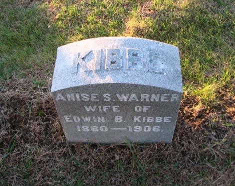 Warner (Kibbe) Wife of