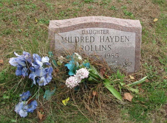 Daughter Mildred Hayden Rollins