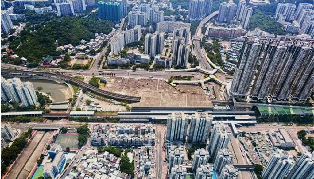 NEW PROJECTS IN HK LANDBANK Tai Wai Station project LOCATION - Sha Tin TOTAL GFA - 2,050,327 sq ft NWD INTEREST -