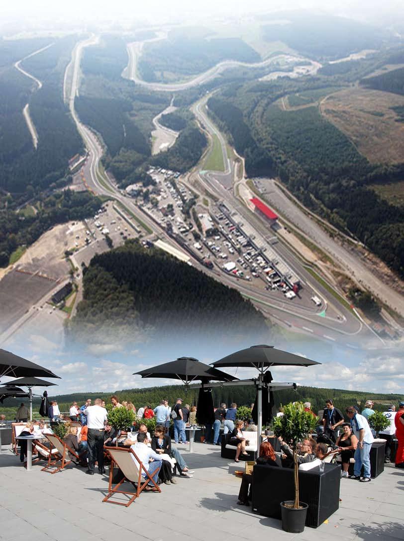 FRANCORCHAMPS BUSINESS Professional seminars Product presentation Staff Party VIP Operation (race weekend) Incentive, team building Reception Capacity 24 Rooms that can accommodate 25 to 600 people,
