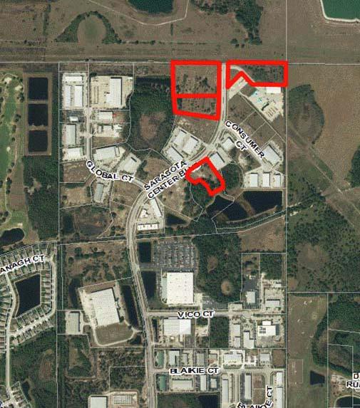 SITE N W E S SITE LOCATION MAP SARASOTA CENTER LOTS 141, 1571, 515, and 161