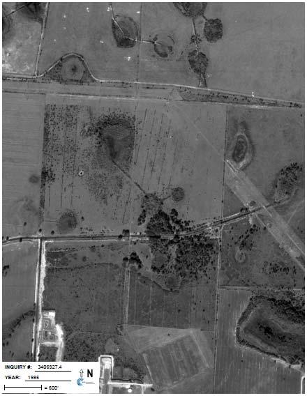 SITE #3 #4 #2 #1 W N E Aerial photograph courtesy of EDR Approximate Scale: 1' = 6' S 1985 AERIAL PHOTOGRAPH
