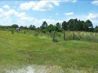 View of grassy and wooded improved land of Lot#3 of the Site,