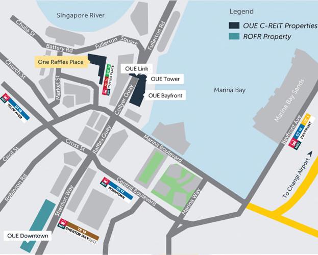 Iconic Development in Strategic Location Location in the Singapore CBD Landmark commercial property Prominent, iconic integrated commercial development with Grade A specifications strategically