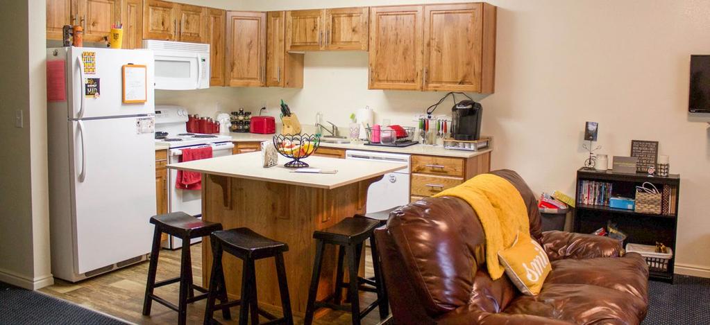 Our apartments are clean, pet friendly, and include TV/Internet. Washer and Dryer in every unit.