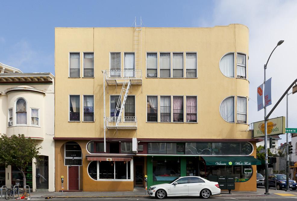 Valencia Street, this 18 unit mixed-use property is a truly rare offering. The property consists of three retail spaces and fifteen apartments.