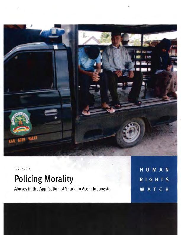 Human Rights Watch, Dec 2, 2010 http://www.