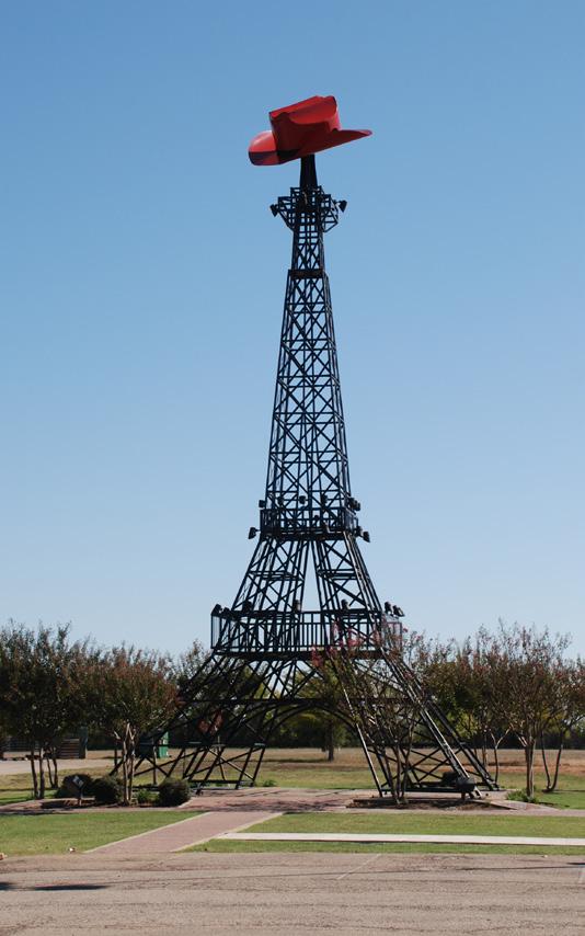 Paris, Texas Paris famously known for the Eiffel tower of Texas is a city in Lamar County, Texas.