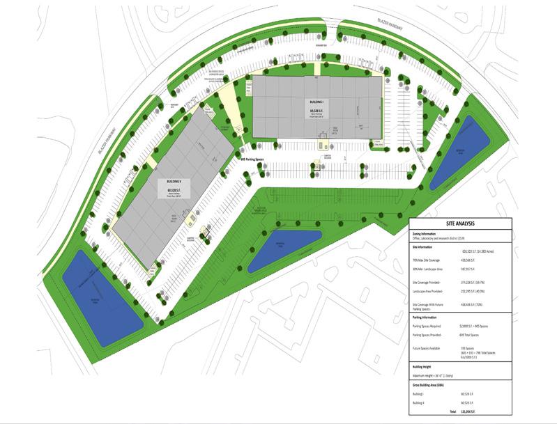 Site Plan Proposed Office