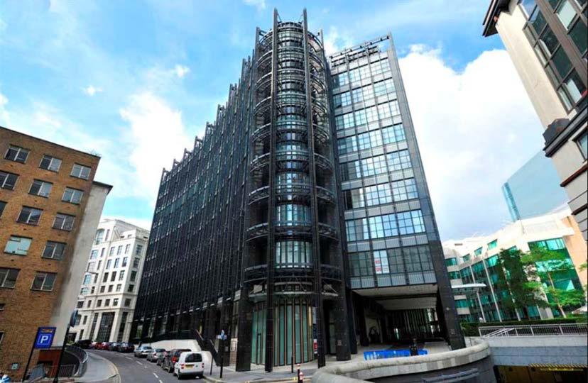 of office space Achieved an occupancy of approximately 70% Commercial Property at Fleet Place, the City