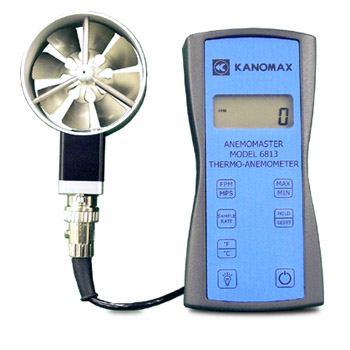 General Characteristics of Kanomax Anemomaster 6810 Anemometer The Kanomax Anemomaster 6810 Anemometer is a Rotating Vane Digital Anemometer. High from 40 to 7800 feet per minute.