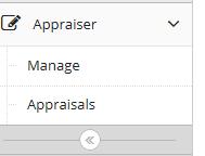 Once you have been appointed as an Appraiser and activated by the Deanery you will be able to switch between both Doctor and Appraiser roles using the side bar on the left of the MARS site, as shown.