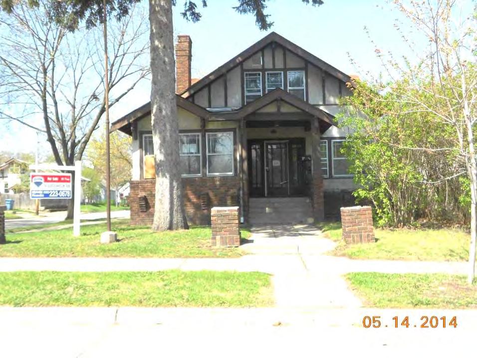 This Bank of America foreclosure is located in an African American neighborhood.