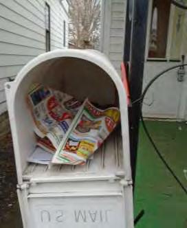 saying, Do not deliver mail to stop mail.