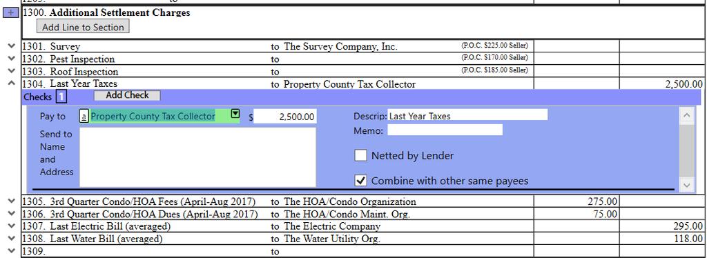 HUD Page 2 regarding tools and check features Section Utilities Closed view Open to view details Tools included: Add more lines to the section Sections that have special features Tools Expanders