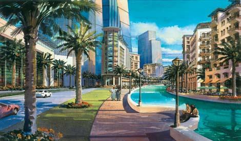 dollar mega project is located to the north of the commercial hub of Jeddah.
