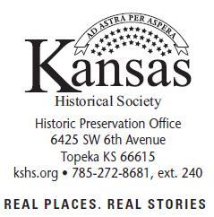 Preliminary Site Information Questionnaire (PSIQ) National Register of Historic Places / Register of Historic Kansas Places Information provided on this questionnaire allows staff of the Kansas State