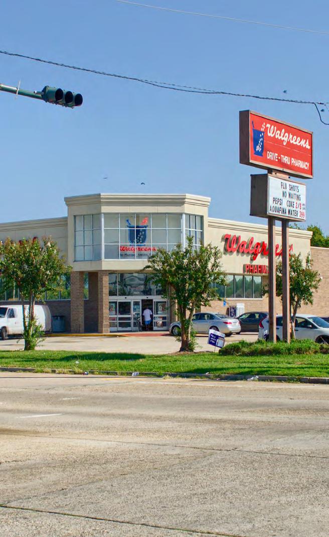 Investment Overview Marcus & Millichap is pleased to present this 13,905-square foot Walgreens in New Orleans, the largest city in Louisiana.