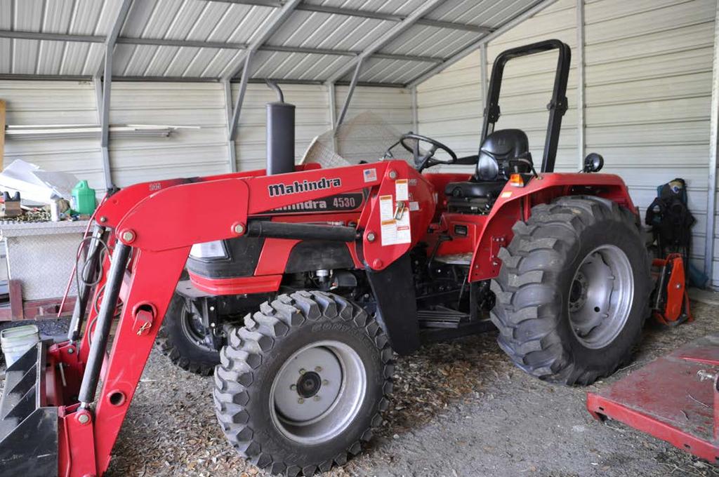 COLDWELL BANKER COMMERCIAL SAUNDERS REAL ESTATE EQUIPMENT LIST 4530 Mahindra 4x4 Tractor with