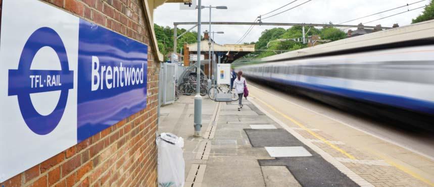 Connect by rail Brentwood needs little introduction as a forthcoming Crossrail hub - with up to 12 trains an hour operating on the Elizabeth line when fully operational in 2019.