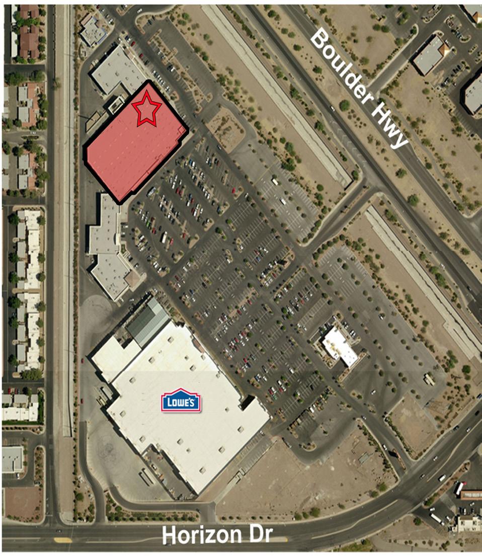 7. Horizon Town Center We are pleased to present the opportunity to sublease a + 57,299 square foot former grocery store space at the NWC of Horizon Drive and Boulder Highway in Henderson, NV.