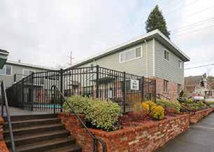 31% THE VILLAGER APARTMENTS 586 2nd Street Lake Oswego, OR Total Units: 14 Year Built: 1961 Avg Unit Size: 882