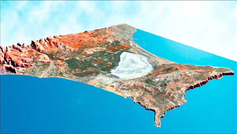 Digital 3D Shaded Relief Map of Akrotiri (in Limassol District) The Cartography Branch provides cartographic support and products to other Government Ministries and Departments such as: 1.